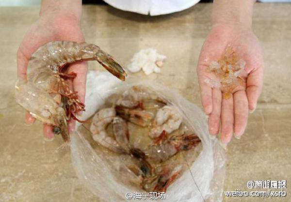 温州现“注胶虾” 业内人称为增加重量且卖相好