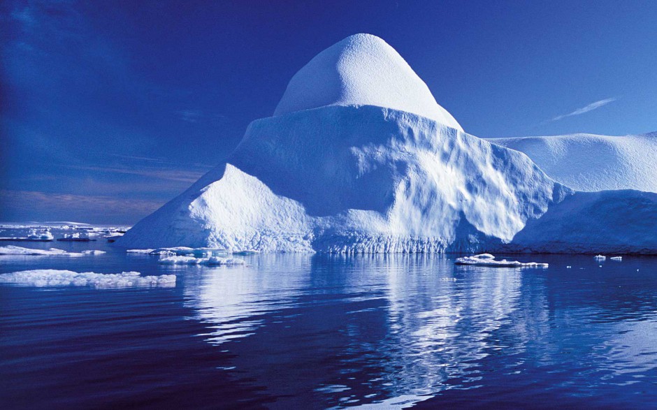 自然冰川雪景图片洁净漂亮