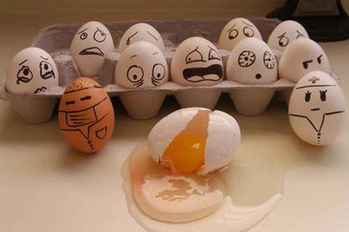 创意搞笑的可爱鸡蛋