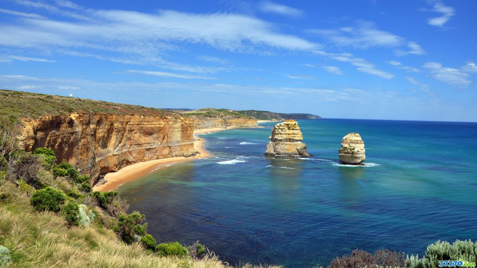 高清摄影澳大利亚十二使徒岩自然风光