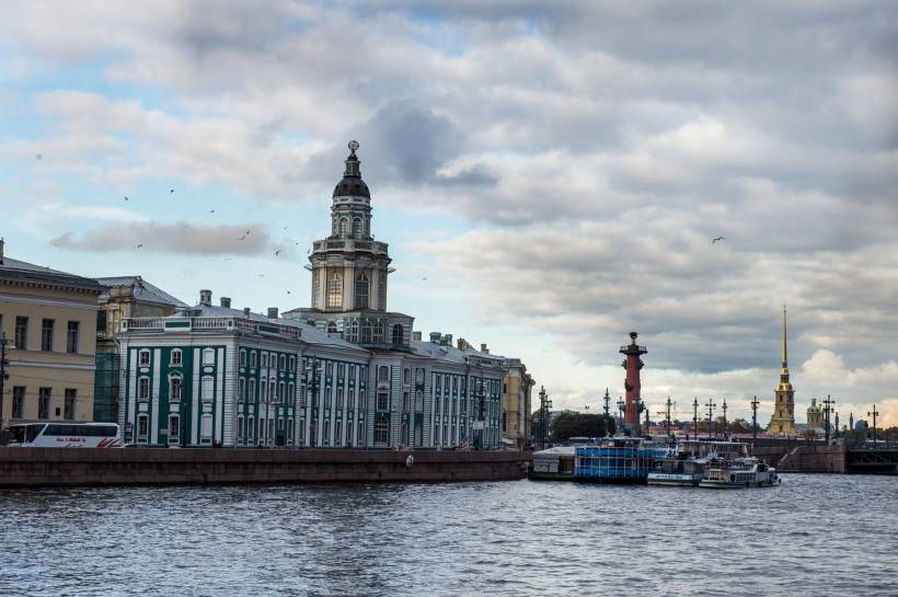 圣彼得堡涅瓦河高清风景素材