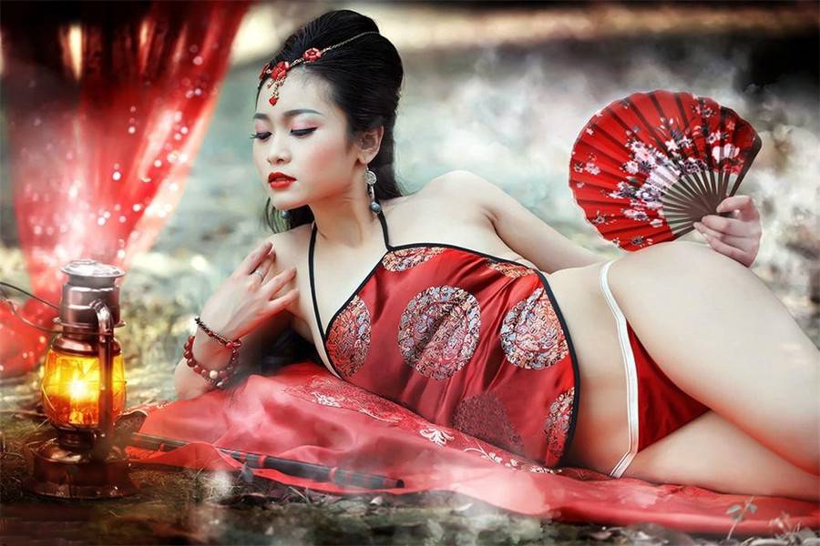 美女人体艺术演绎中国文化