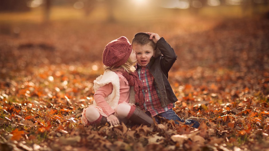 青梅竹马两小无猜萌态图