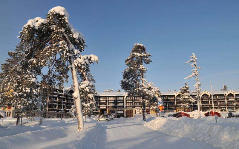 芬兰雪乡图片风景图片壁纸