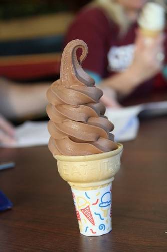 味道甜美的草莓冰淇淋