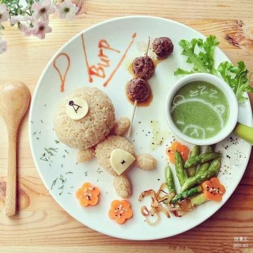 创意儿童早餐图片充满梦幻童真