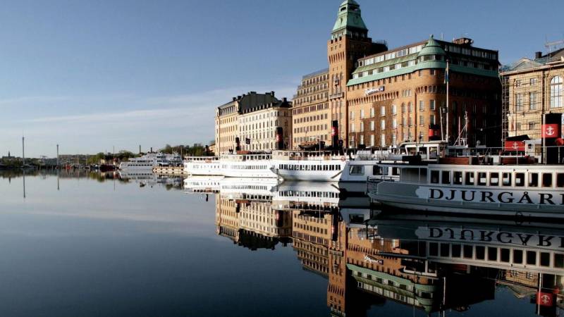 瑞典首都斯德哥尔摩城市风光图片