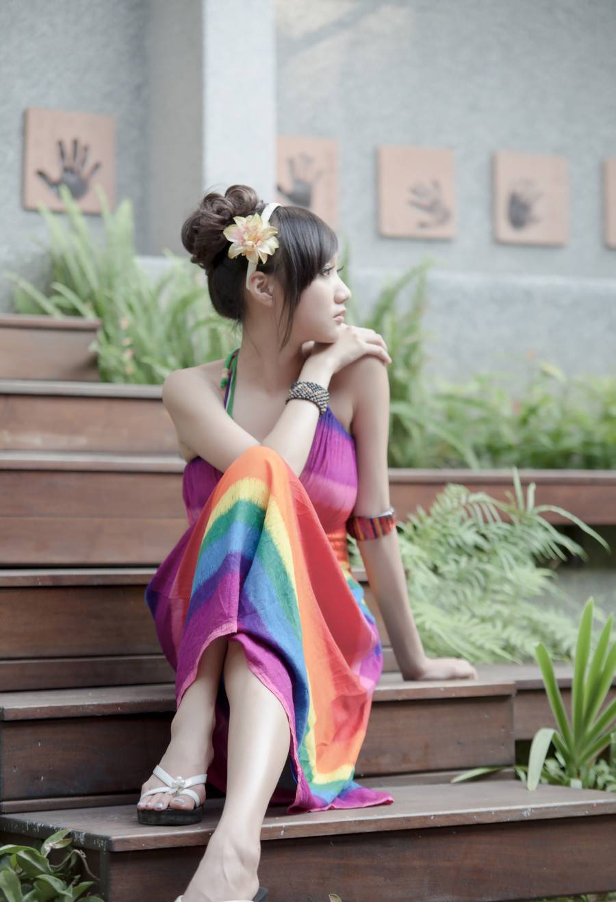 台湾明星美女Tina唯美生活写真照