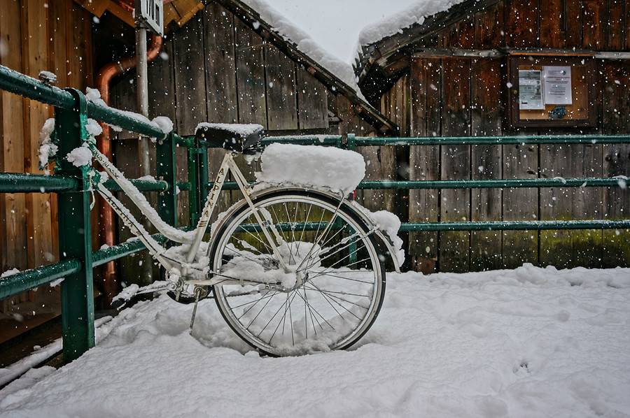 奥地利风雪美景