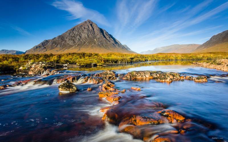 雄伟壮美的苏格兰自然山水风景图片