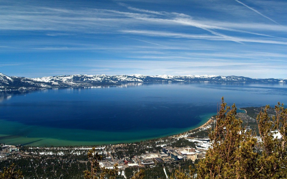 美国太浩湖（Lake Tahoe）塔霍湖高清图片