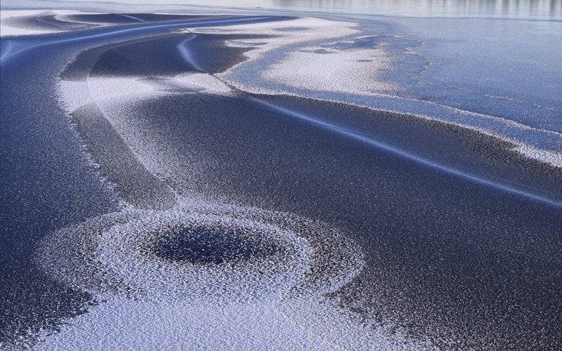 瑞典冬日白茫茫的雪景壁纸