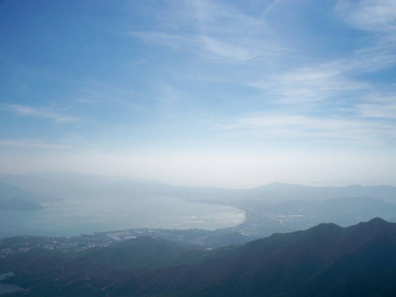 广东深圳排牙山唯美风景图片