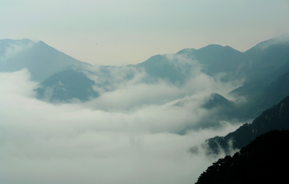 庐山云雾风景图片桌面壁纸