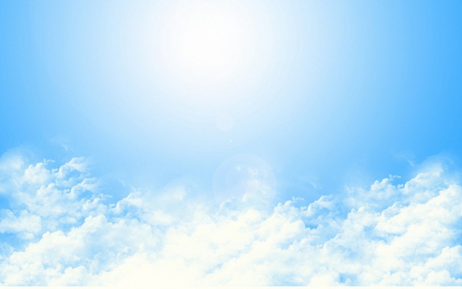 蓝天白云优美风景壁纸