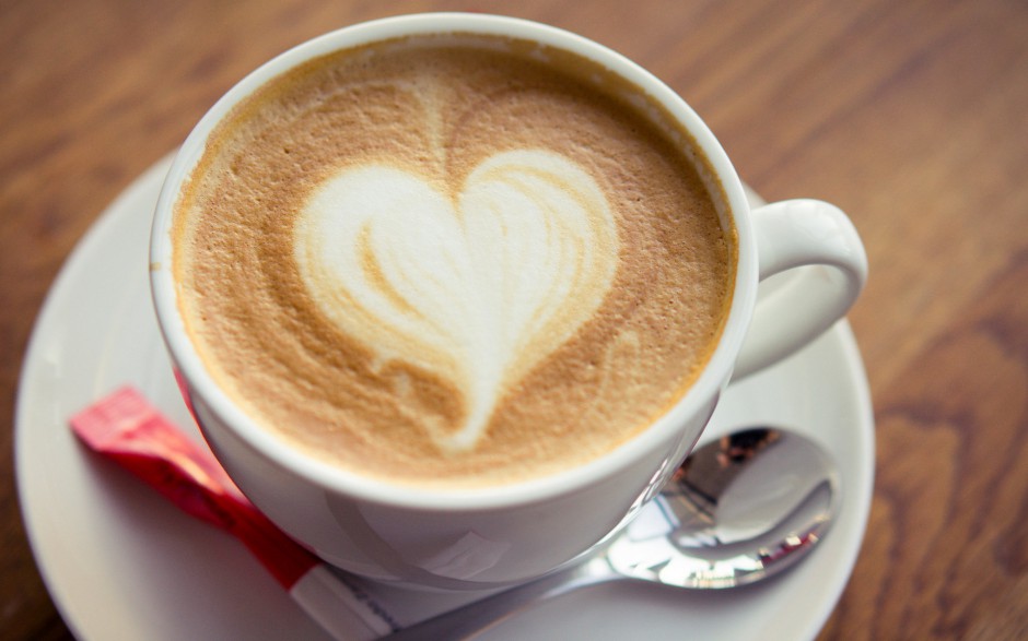 浓醇甜蜜的花式情侣咖啡图片素材