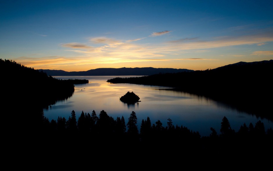 美国太浩湖（Lake Tahoe）塔霍湖高清图片