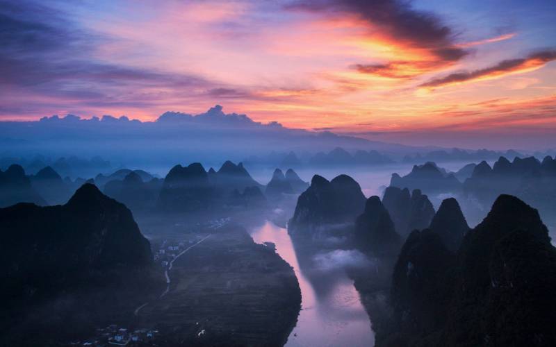桂林山水风景如画高清桌面壁纸