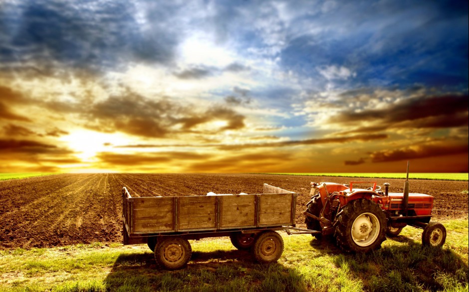 美国乡村农场平原风景图片