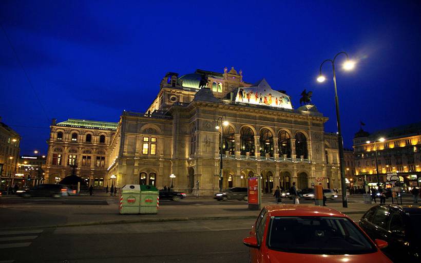 音乐之都维也纳的美丽风景图片