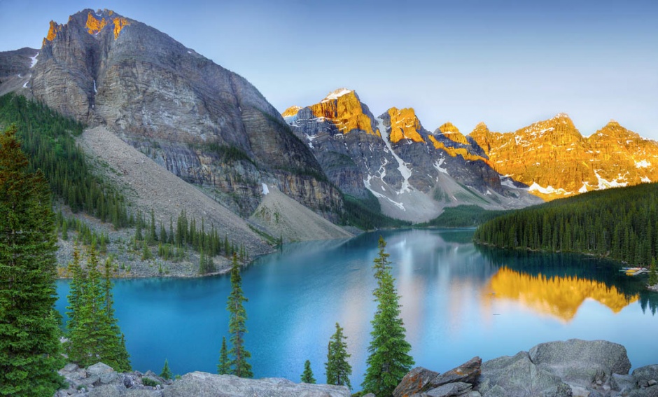 高清晰加拿大山水风景图片