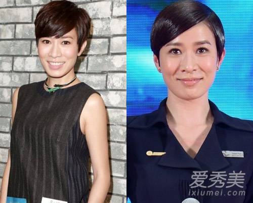 孙俪郭采洁 女星一剪短发就停不下来(9)