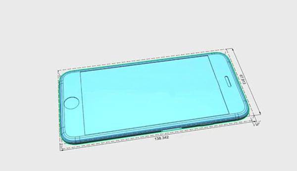 iphone6s渲染图曝光 机身厚度增加至7.1mm