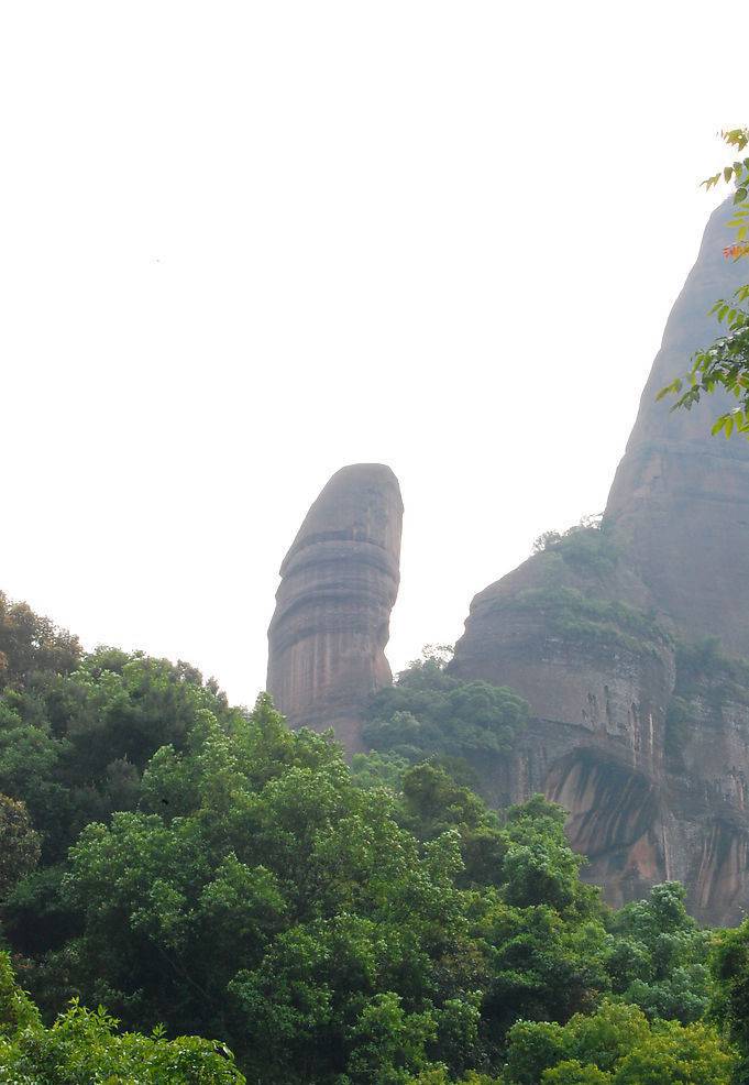 丹霞山阴阳石高清图片赏析