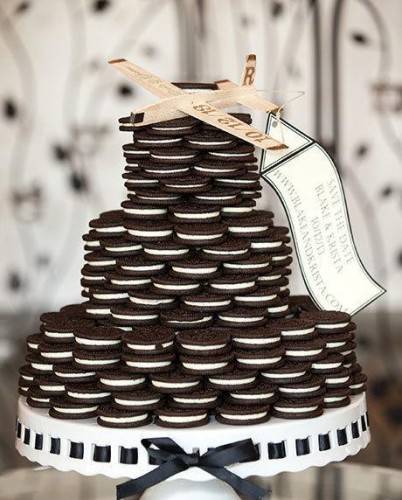 幸福甜蜜的婚礼甜点蛋糕图片