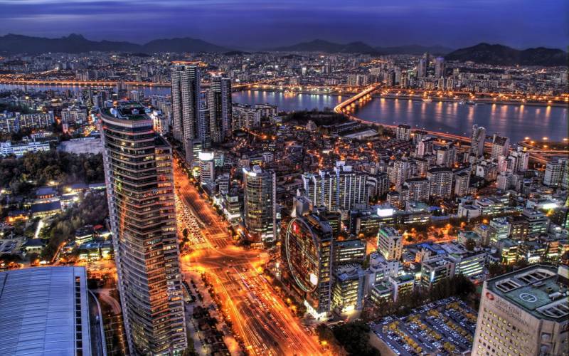 韩国首尔梦幻奇美大都市夜景图集