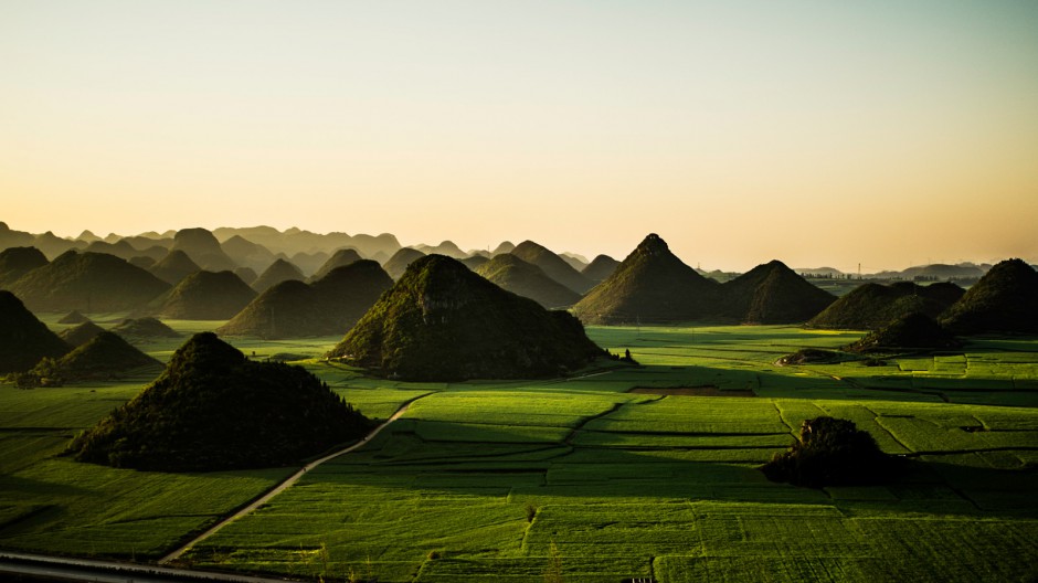 山川田野绿色风景图片壁纸大全