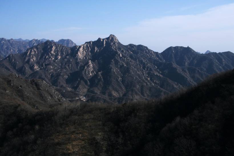 风景秀丽慕田峪长城高清图片