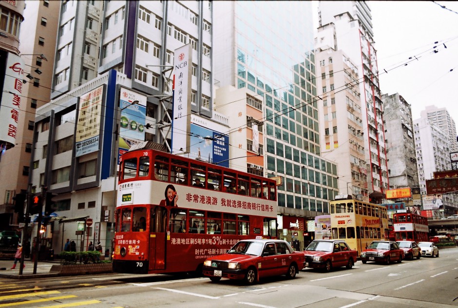 香港城市街道壁纸图片