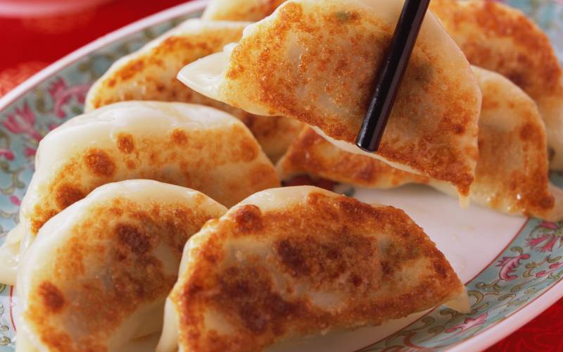 饺子烧卖中国面点小吃图片