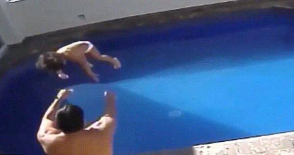 男子将3岁女儿反复扔入泳池 致其被活活淹死亡