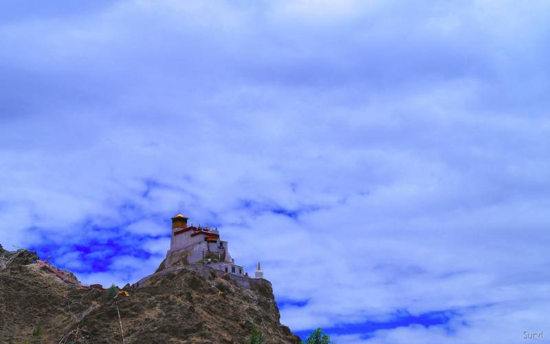 唯美西藏布达拉宫风景高清壁纸