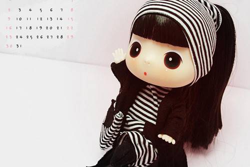 可爱童真的迷糊娃娃组图