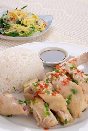 经典美食图片欣赏 好味道的海南鸡饭
