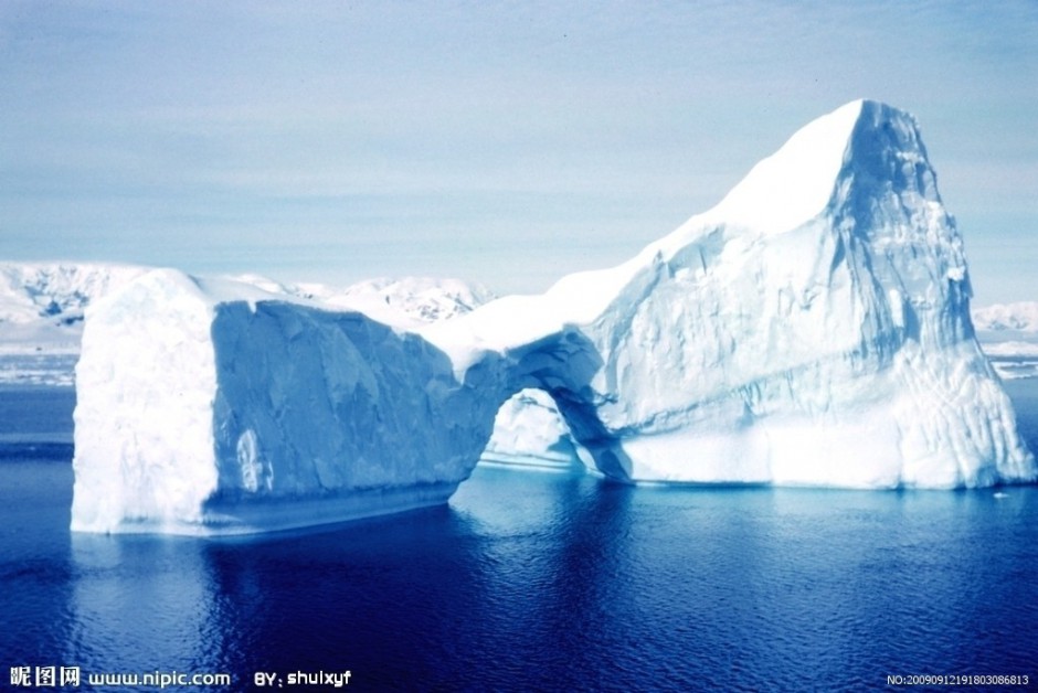 大自然景观冰山高清图片