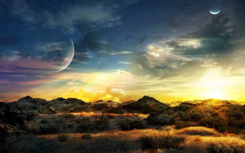 魅力无穷的大自然夜景精美壁纸