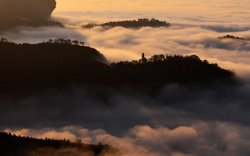 超唯美武夷山云海风景壁纸欣赏