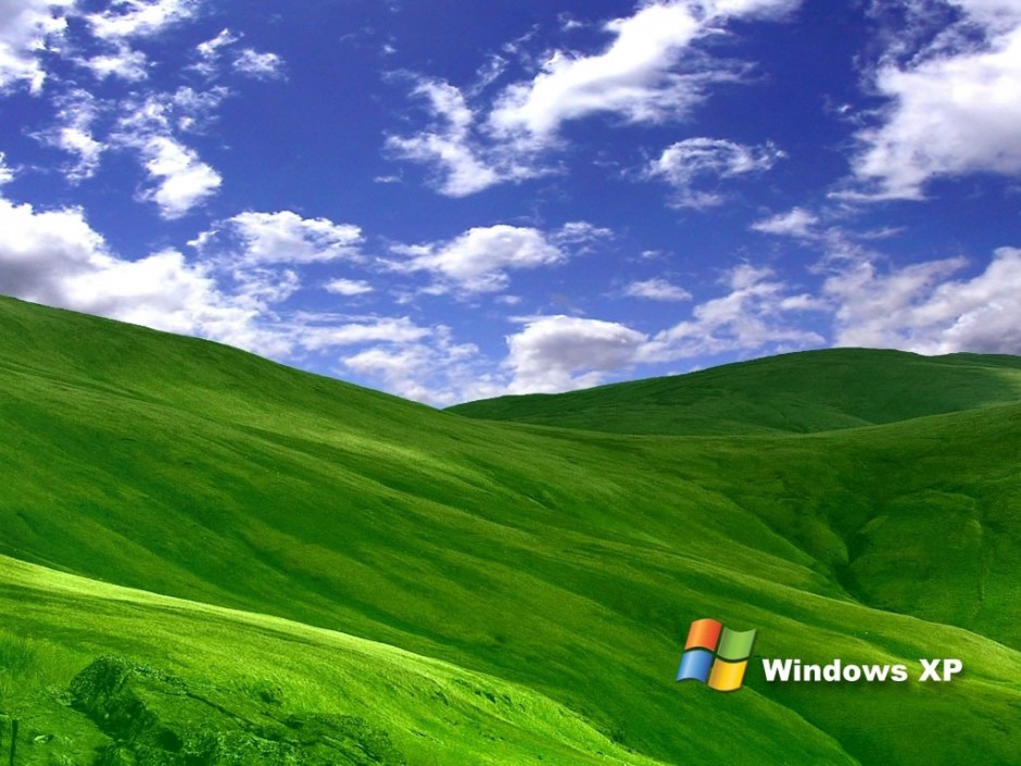 绿色草原风景winXP桌面壁纸分享