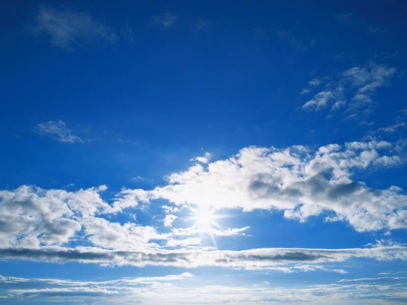 蓝天白云唯美风景图片