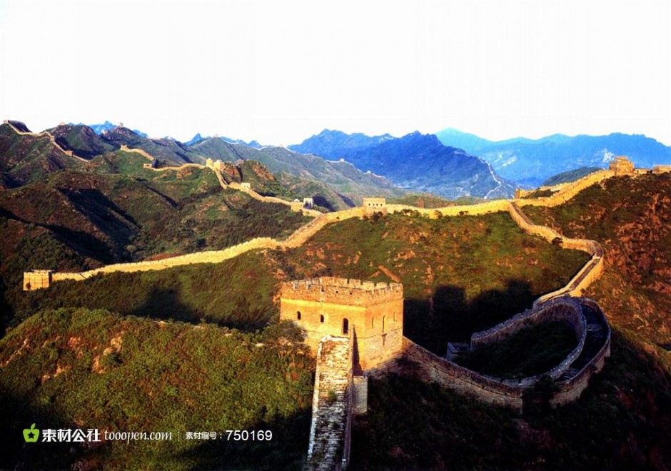 中国十大名胜古迹长城美丽风景图片