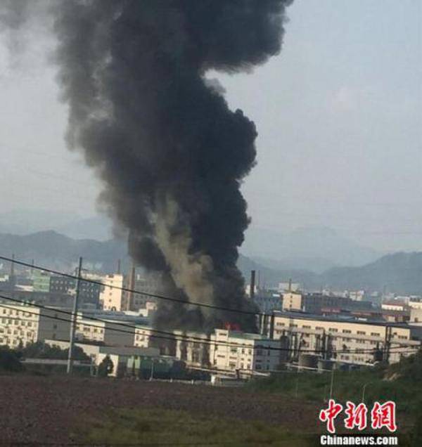 浙江丽水化工厂发生爆炸 人员伤亡情况暂不明