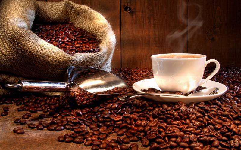 咖啡豆高清美食图片