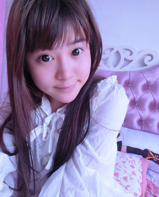 游戏声优小孽唯美清纯素颜照