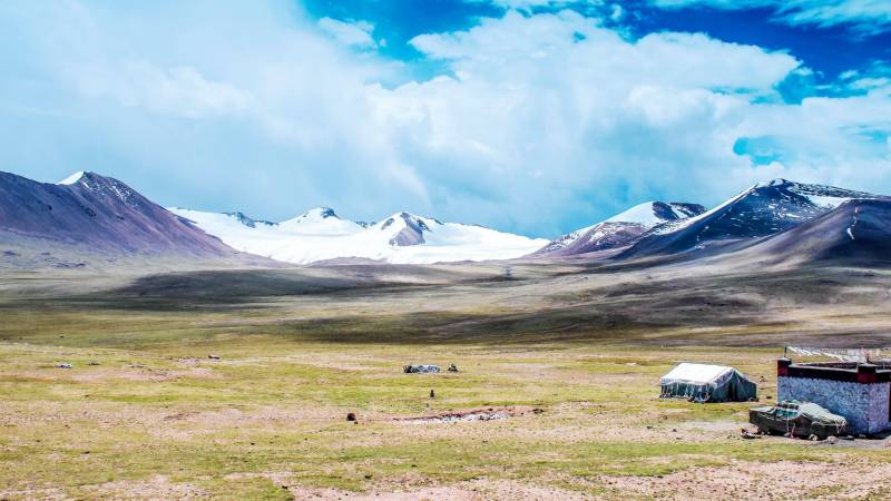 青藏铁路沿线唯美草原风景高清大图