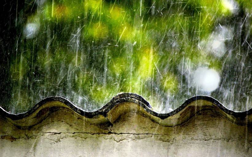 下雨天大自然清新唯美风景图片壁纸