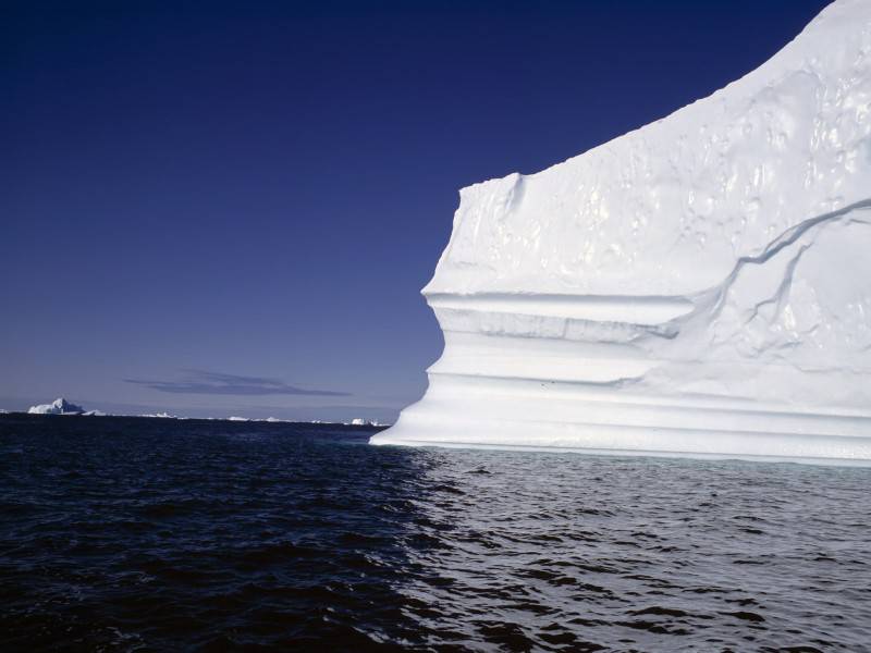 北极冰山风景高清图片